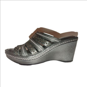 Nurture by Lamaze Cedar Wedge Peep Toe Sandals Size 7M